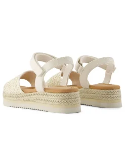 Sleehaksandalen wit
