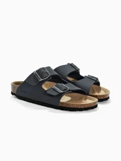 Slippers "Bali" donkerblauw