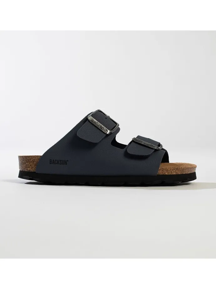 Slippers donkerblauw