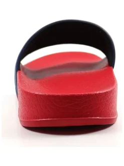 Slippers donkerblauw/rood