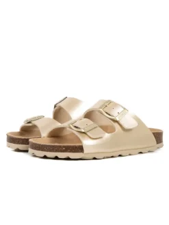 Slippers goudkleurig