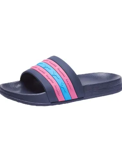 Slippers "K-Slide Stripe" donkerblauw/Pink