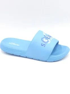 Slippers lichtblauw