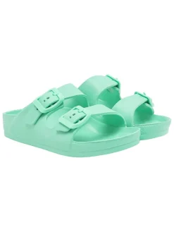 Slippers lichtgroen