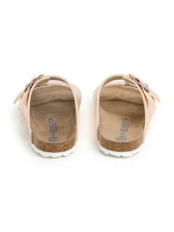 Slippers lichtroze/goudkleurig