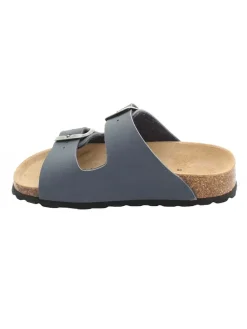 Slippers "Trefle" donkerblauw