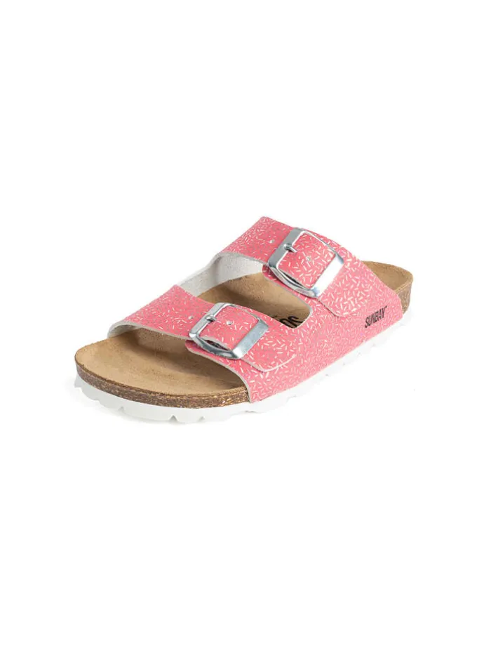 Slippers "Trefle" lichtroze
