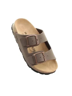 Slippers "Trefle" taupe