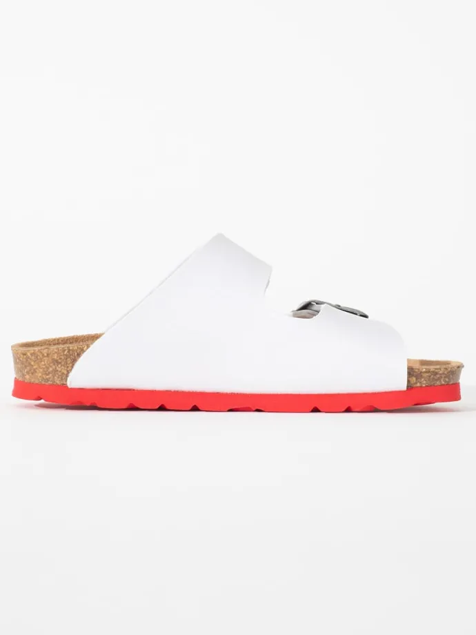 Slippers "Trefle" wit