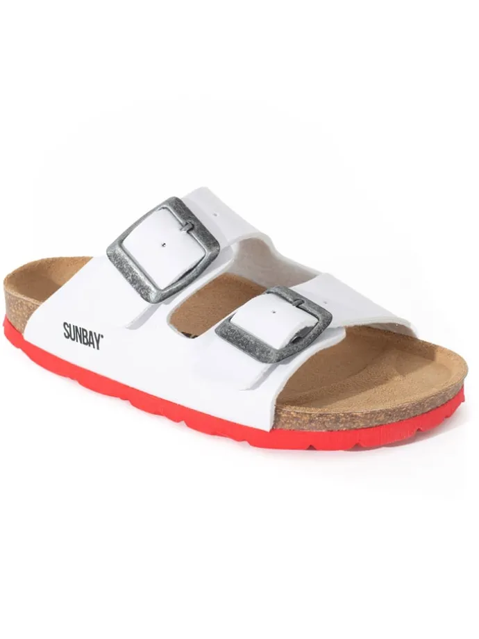 Slippers "Trefle" wit