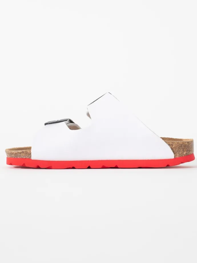 Slippers "Trefle" wit
