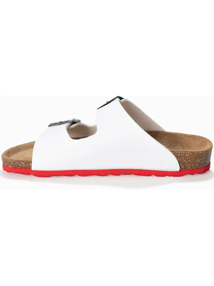 Slippers "Trefle" wit