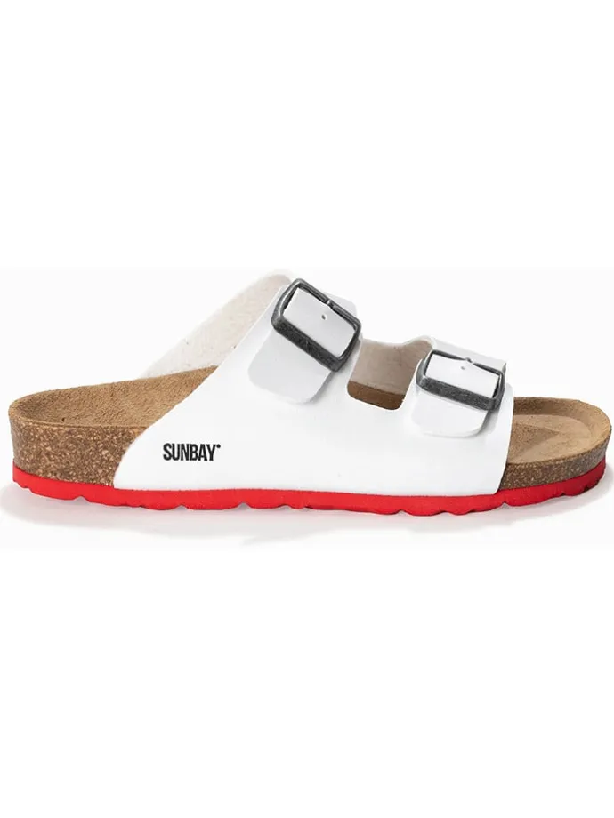 Slippers "Trefle" wit
