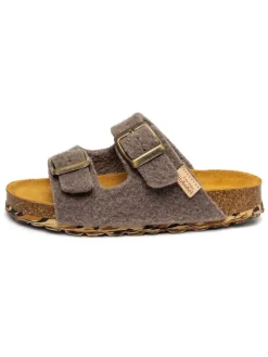 Slippers "Wooly Wonder" lichtbruin