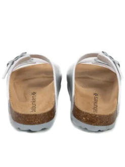 Slippers zilverkleurig