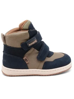 Sneakers donkerblauw/beige