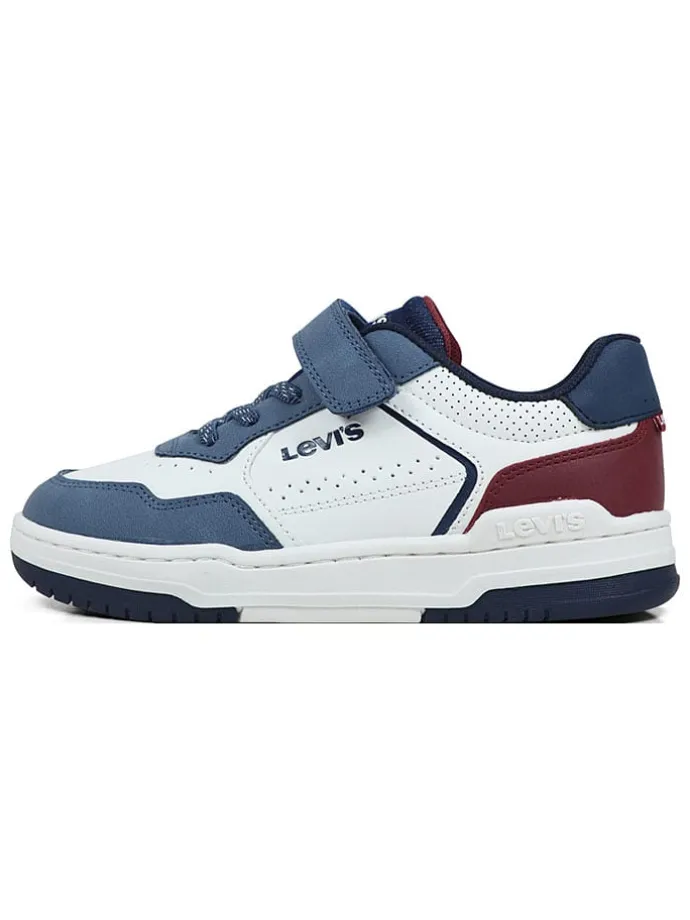 Sneakers "Elliot" wit/blauw