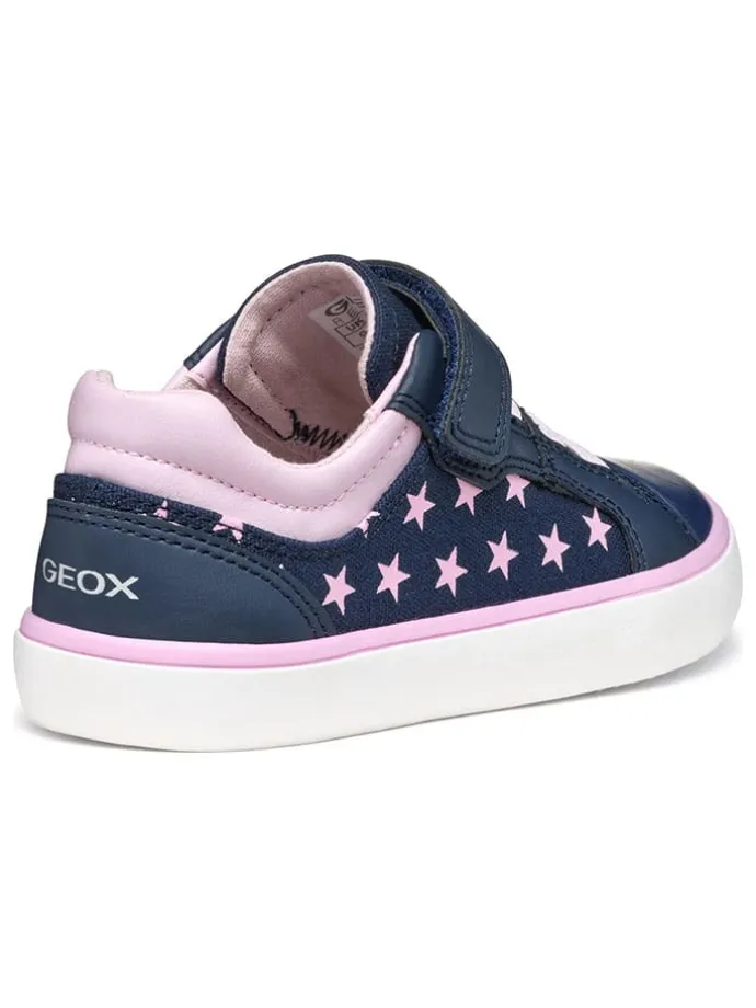 Sneakers "Gisli" donkerblauw/lichtroze