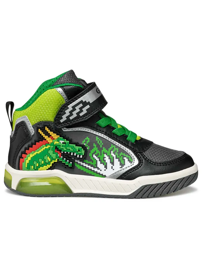 Sneakers "Inek" grijs/groen