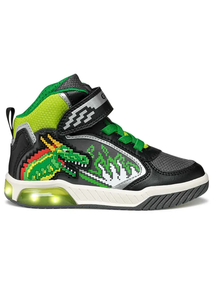 Sneakers "Inek" grijs/groen