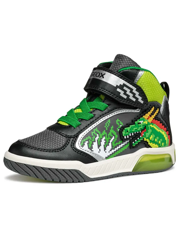 Sneakers "Inek" grijs/groen