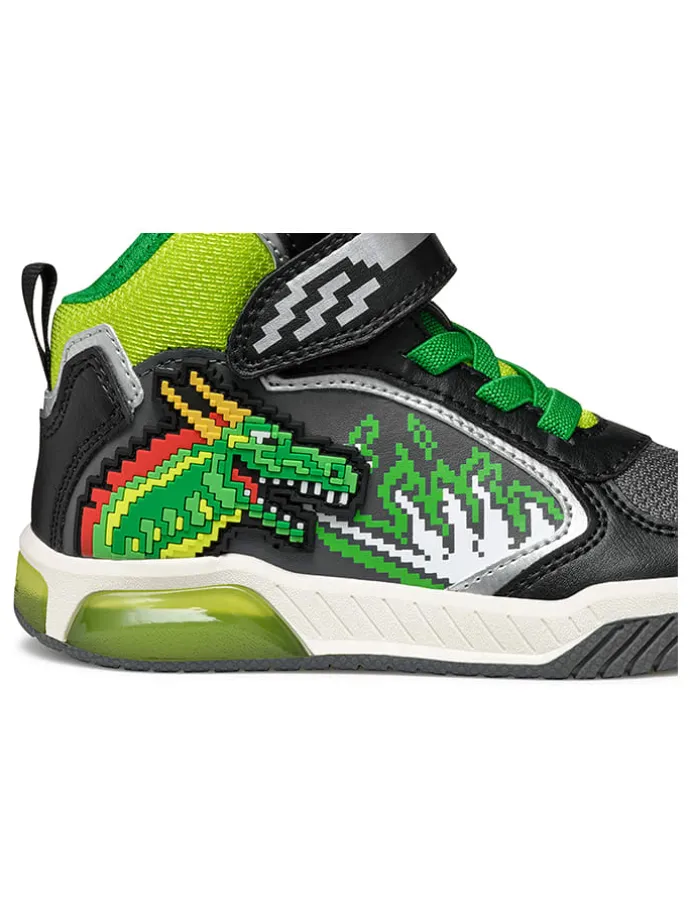 Sneakers "Inek" grijs/groen