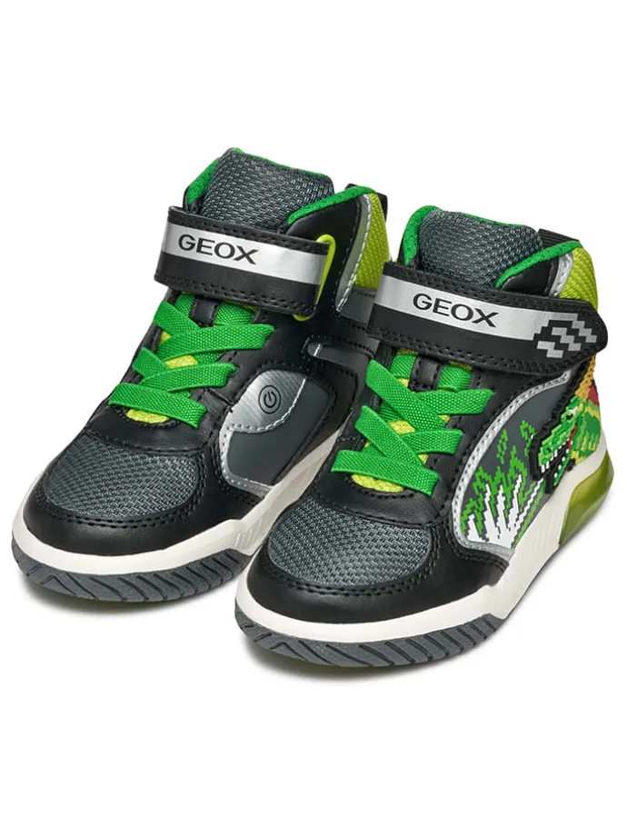 Sneakers "Inek" grijs/groen