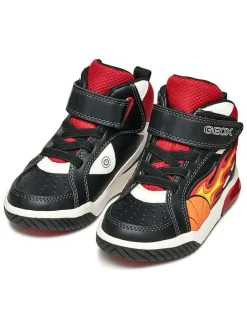 Sneakers "Inek" zwart/rood