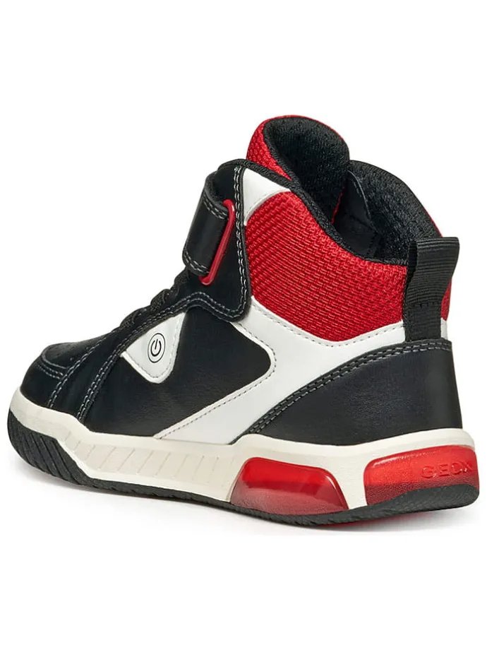 Sneakers "Inek" zwart/rood