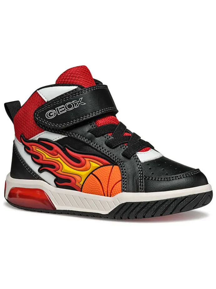 Sneakers "Inek" zwart/rood