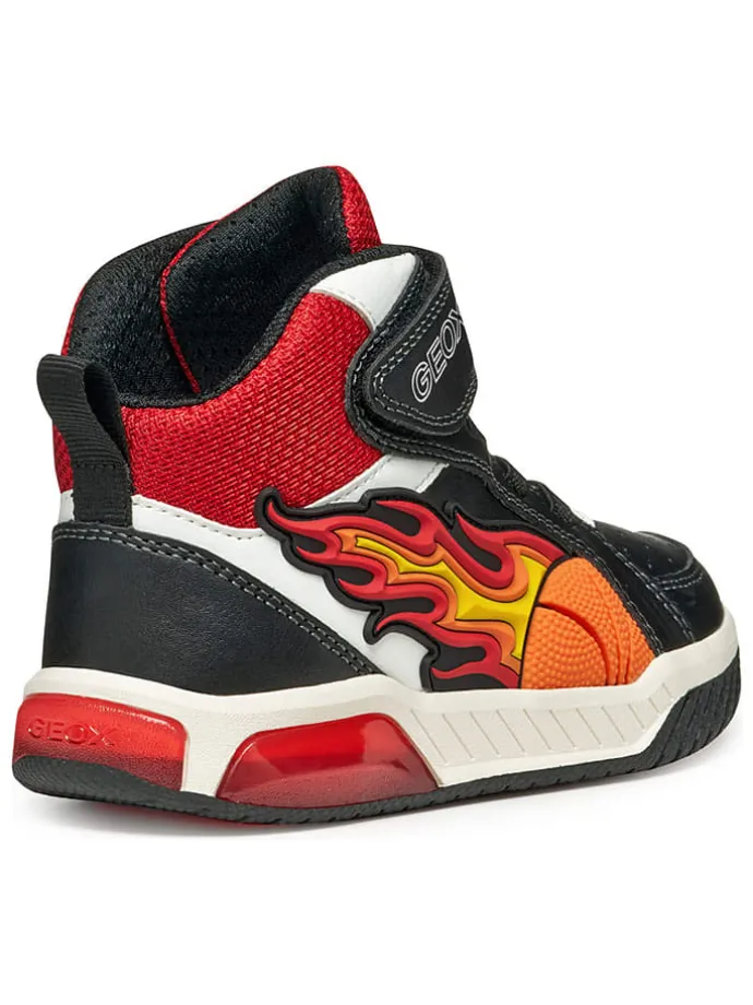 Sneakers "Inek" zwart/rood