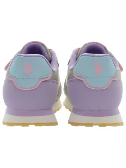 Sneakers paars/lichtroze/lichtblauw