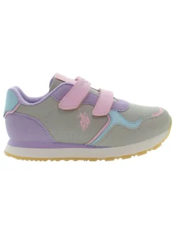 Sneakers paars/lichtroze/lichtblauw