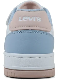 Sneakers wit/lichtblauw/lichtroze
