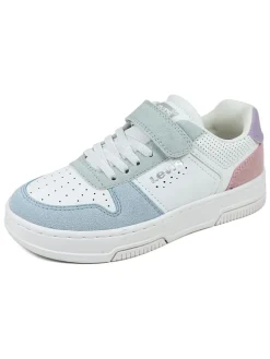 Sneakers wit/lichtblauw/paars