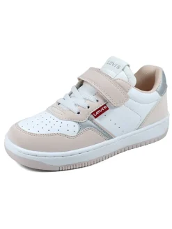 Sneakers wit/lichtroze/zilverkleurig