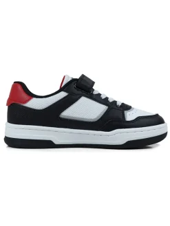 Sneakers wit/zwart/rood
