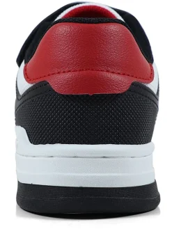 Sneakers wit/zwart/rood