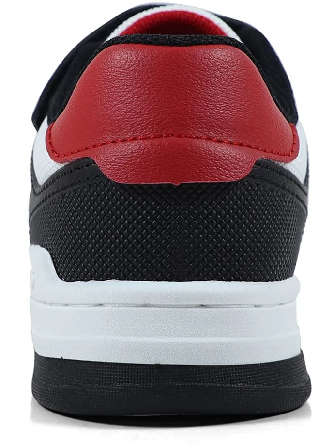 Sneakers wit/zwart/rood