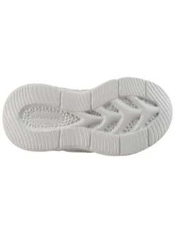 Sneakers zilverkleurig/donkerblauw