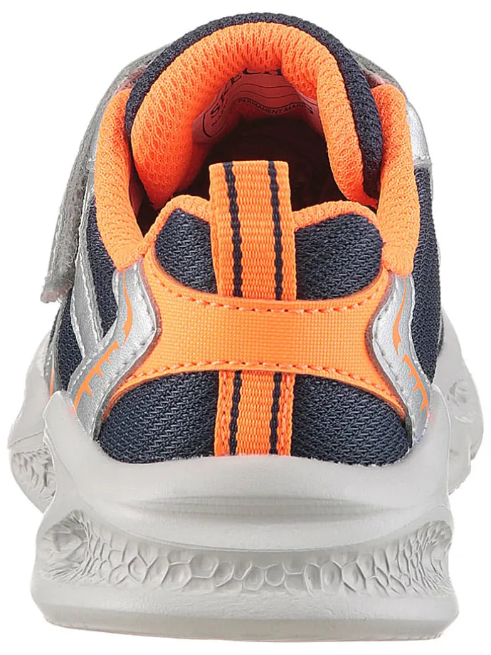 Sneakers zilverkleurig/donkerblauw