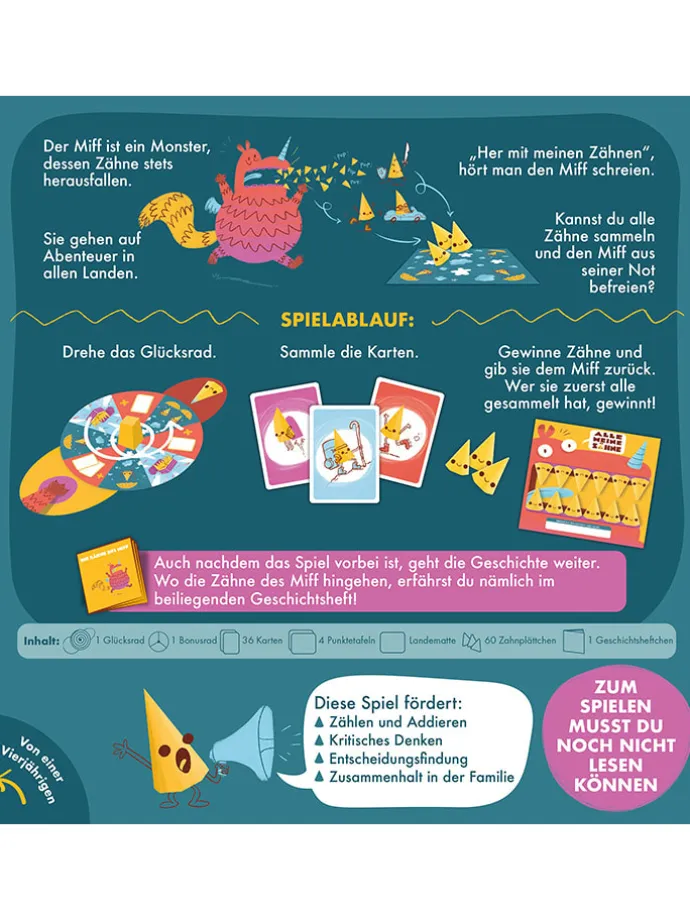 Spel "Al mijn tanden" - vanaf 4 jaar