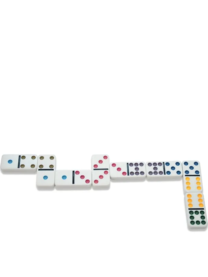 Spel "Deluxe Doppel 9 Domino" - vanaf 6 jaar