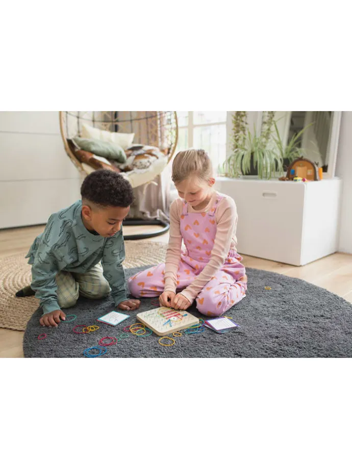 Spel "Geoboard" - vanaf 4 jaar