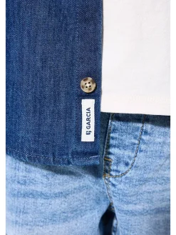 Spijkerblouse blauw