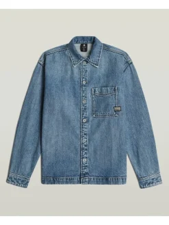 Spijkerblouse blauw