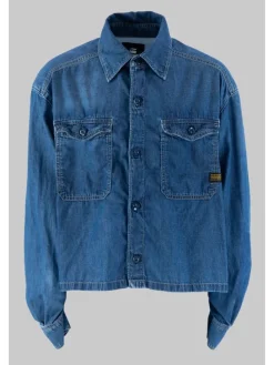 Spijkerblouse blauw