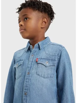 Spijkerblouse blauw