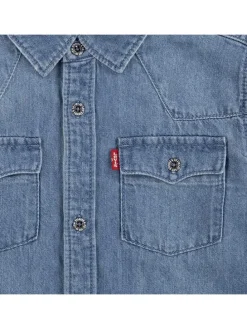 Spijkerblouse blauw