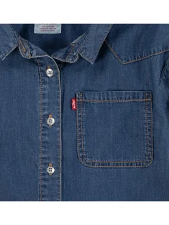 Spijkerblouse donkerblauw